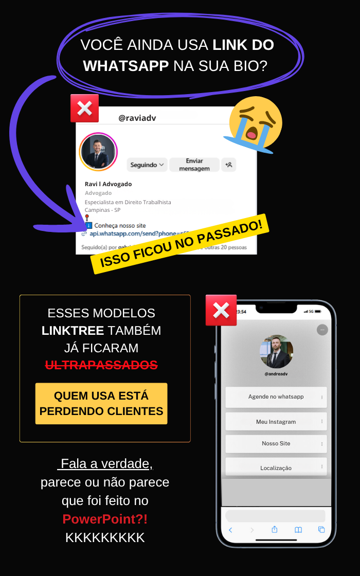 Comparativo Link WhatsApp