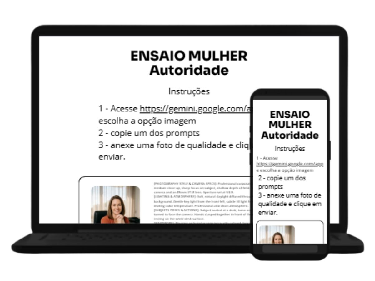 Prompts de Ensaio Fotográfico