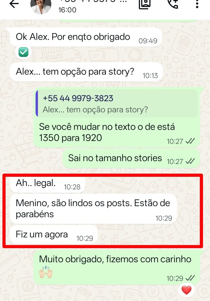 Depoimento de cliente transformado